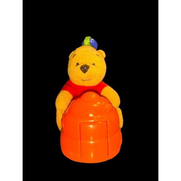 Plush 2001 Mcdonalds Disney Happy Meal Toys Winnie The Pooh Keychain Collectible - Picture 2 of 11